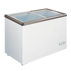 45.7-inch Ice Cream Display Chest Freezer with Flat Glass Top